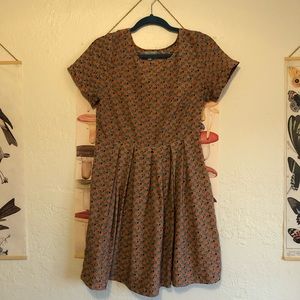 Fit and Flare Elephant Dress